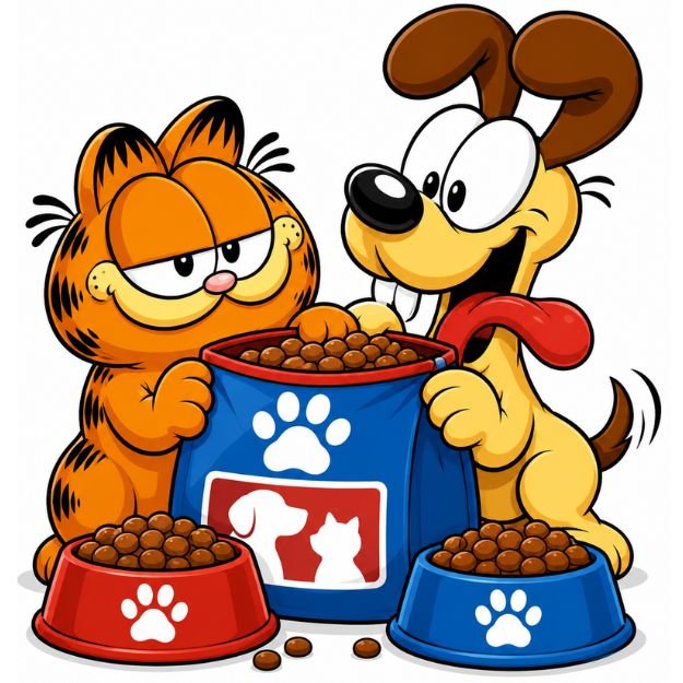 Raciones para perros y gatos